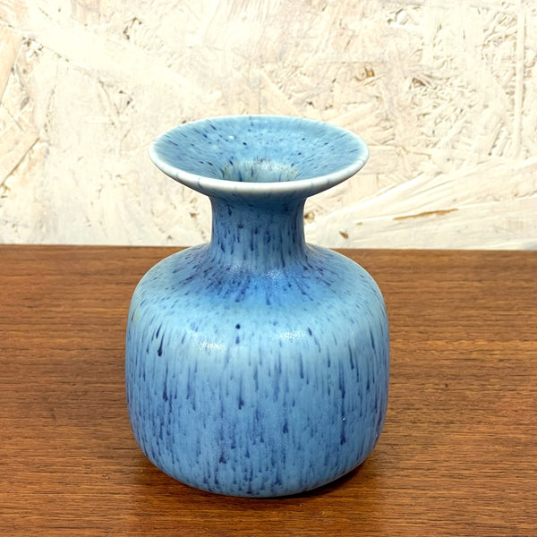 フラワーベース グンナーニールンド 花瓶 ブルー blue ロールストランド Rorstrand 北欧 ヴィンテージ スウェーデン Gunnar Nylund Sweden