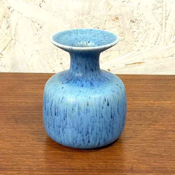 フラワーベース グンナーニールンド 花瓶 ブルー blue ロールストランド Rorstrand 北欧 ヴィンテージ スウェーデン Gunnar Nylund Sweden