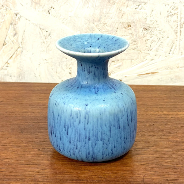 フラワーベース グンナーニールンド 花瓶 ブルー blue ロールストランド Rorstrand 北欧 ヴィンテージ スウェーデン Gunnar Nylund Sweden