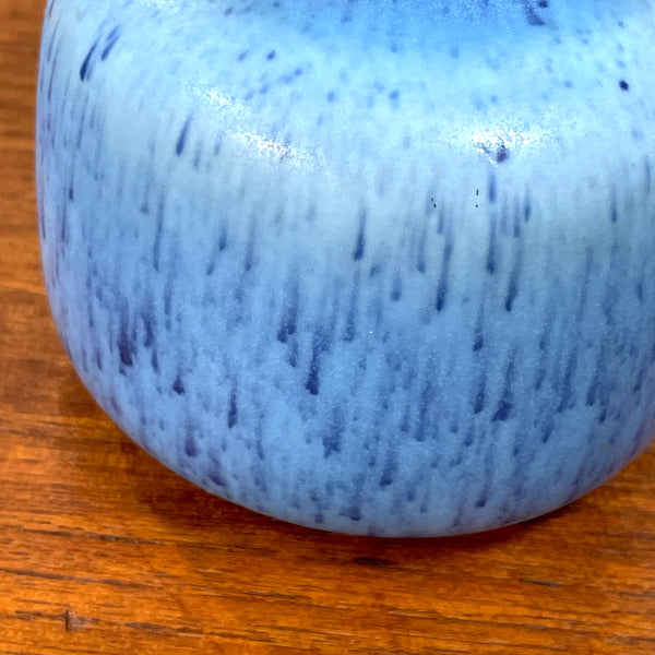 フラワーベース グンナーニールンド 花瓶 ブルー blue ロールストランド Rorstrand 北欧 ヴィンテージ スウェーデン Gunnar Nylund Sweden