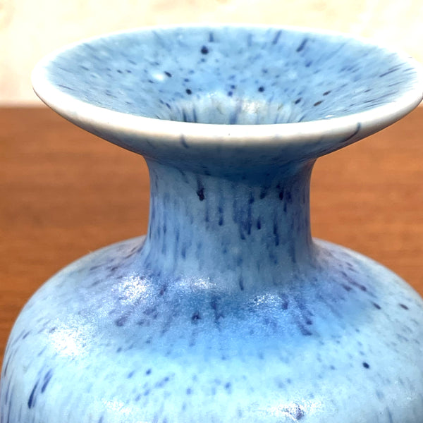 フラワーベース グンナーニールンド 花瓶 ブルー blue ロールストランド Rorstrand 北欧 ヴィンテージ スウェーデン Gunnar Nylund Sweden