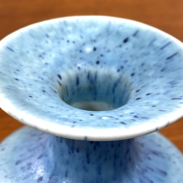 フラワーベース グンナーニールンド 花瓶 ブルー blue ロールストランド Rorstrand 北欧 ヴィンテージ スウェーデン Gunnar Nylund Sweden