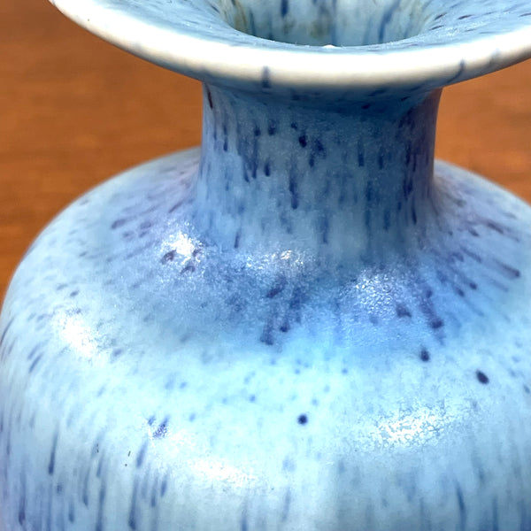 フラワーベース グンナーニールンド 花瓶 ブルー blue ロールストランド Rorstrand 北欧 ヴィンテージ スウェーデン Gunnar Nylund Sweden