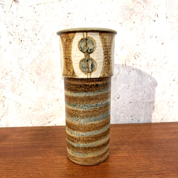 フラワーベース 花瓶 ベージュ beige スーホルム Soholm 北欧 ヴィンテージ デンマーク Denmark