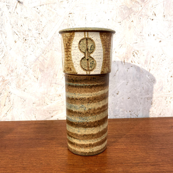 フラワーベース 花瓶 ベージュ beige スーホルム Soholm 北欧 ヴィンテージ デンマーク Denmark