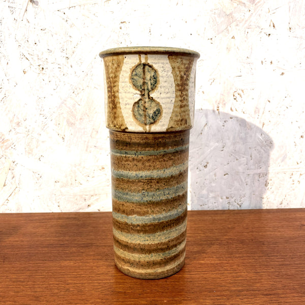 フラワーベース 花瓶 ベージュ beige スーホルム Soholm 北欧 ヴィンテージ デンマーク Denmark