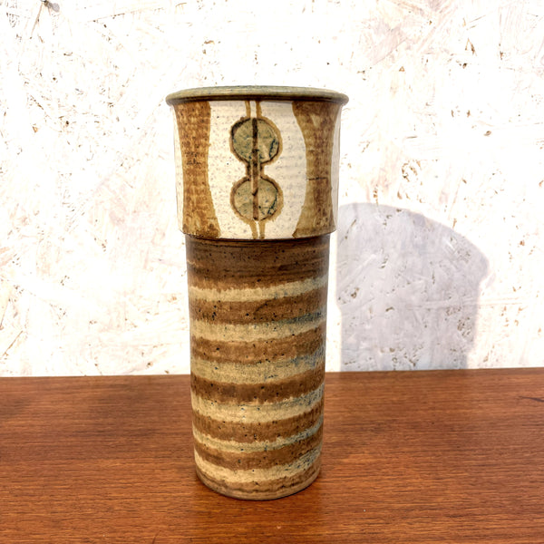 フラワーベース 花瓶 ベージュ beige スーホルム Soholm 北欧 ヴィンテージ デンマーク Denmark
