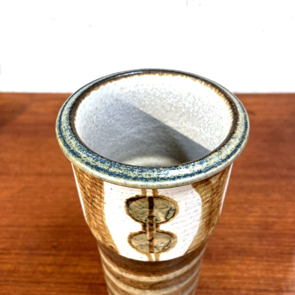 フラワーベース 花瓶 ベージュ beige スーホルム Soholm 北欧 ヴィンテージ デンマーク Denmark