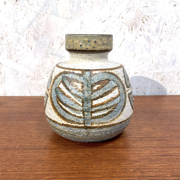 フラワーベース 花瓶 ベージュ beige スーホルム Soholm 北欧 ヴィンテージ デンマーク Denmark