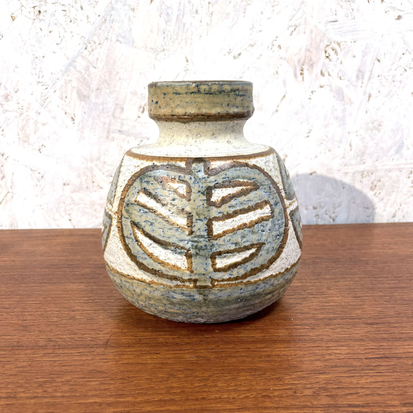 フラワーベース 花瓶 ベージュ beige スーホルム Soholm 北欧 ヴィンテージ デンマーク Denmark