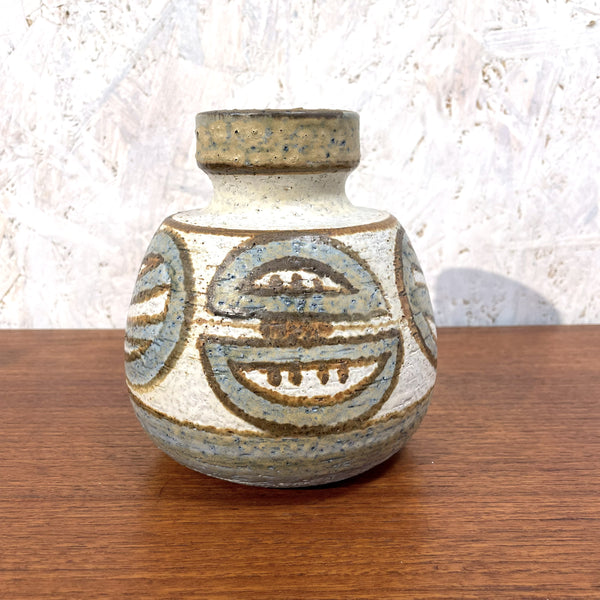 フラワーベース 花瓶 ベージュ beige スーホルム Soholm 北欧 ヴィンテージ デンマーク Denmark