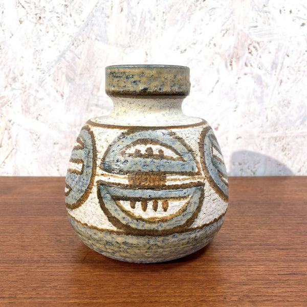フラワーベース 花瓶 ベージュ beige スーホルム Soholm 北欧 ヴィンテージ デンマーク Denmark