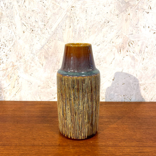 フラワーベース 花瓶 ブラウン brown スーホルム Soholm 北欧 ヴィンテージ デンマーク Svend Aage Jensen Denmark