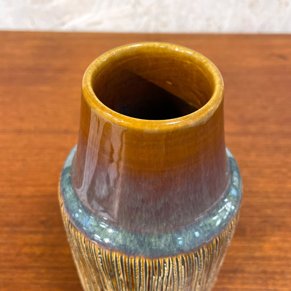 フラワーベース 花瓶 ブラウン brown スーホルム Soholm 北欧 ヴィンテージ デンマーク Svend Aage Jensen Denmark