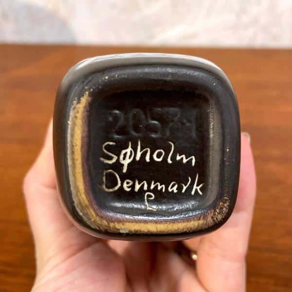 フラワーベース 花瓶 黒 black スーホルム Soholm 北欧 ヴィンテージ デンマーク Denmark