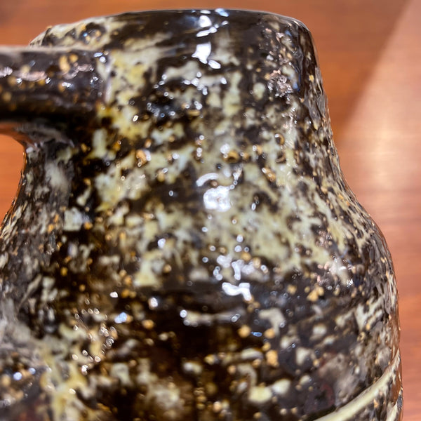 フラワーベース 花瓶 ブラウン brown ウプサラエクビー Upsala Ekeby 北欧 ヴィンテージ スウェーデン Sweden SPARTA Ingrid Atterberg