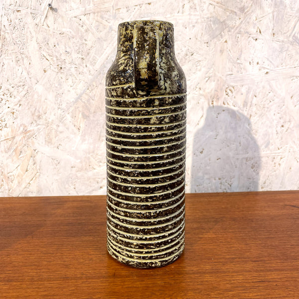 フラワーベース 花瓶 ブラウン brown ウプサラエクビー Upsala Ekeby 北欧 ヴィンテージ スウェーデン Sweden SPARTA Ingrid Atterberg