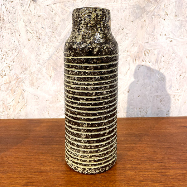 フラワーベース 花瓶 ブラウン brown ウプサラエクビー Upsala Ekeby 北欧 ヴィンテージ スウェーデン Sweden SPARTA Ingrid Atterberg