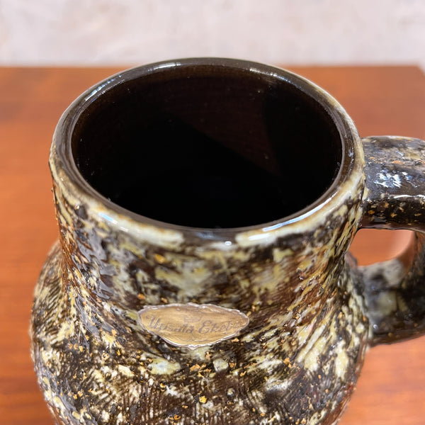フラワーベース 花瓶 ブラウン brown ウプサラエクビー Upsala Ekeby 北欧 ヴィンテージ スウェーデン Sweden SPARTA Ingrid Atterberg