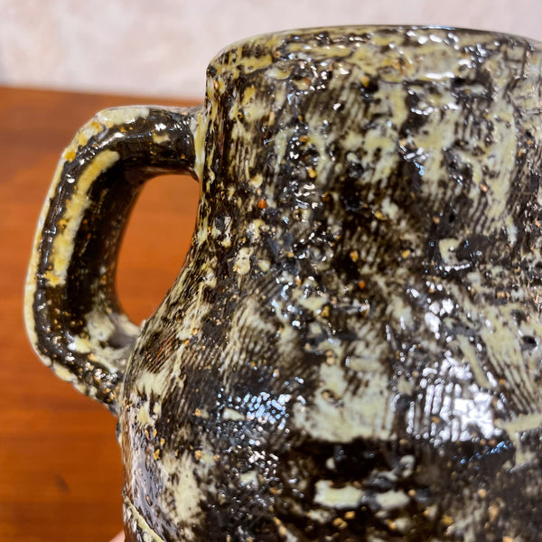 フラワーベース 花瓶 ブラウン brown ウプサラエクビー Upsala Ekeby 北欧 ヴィンテージ スウェーデン Sweden SPARTA Ingrid Atterberg