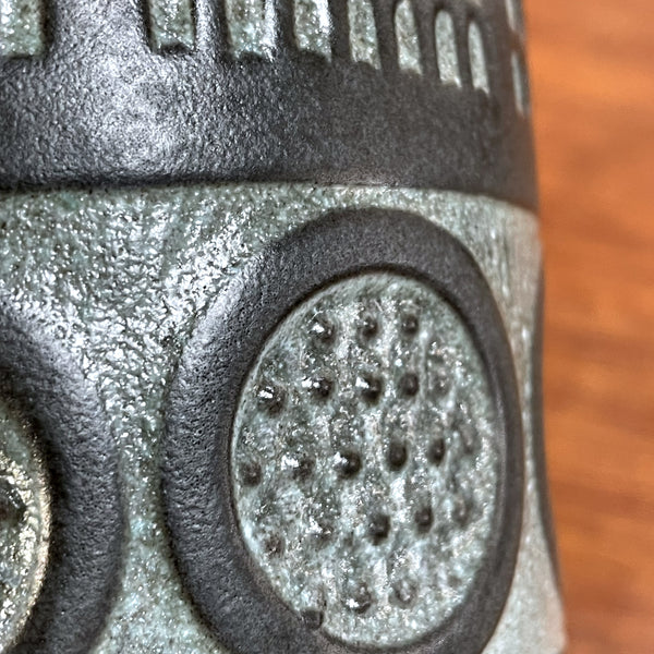 フラワーベース 花瓶 激レア品 グレー オレンジ Grey Orange ウプサラエクビー マリシムルソン Upsala Ekeby 北欧 ヴィンテージ スウェーデン Sweden Cityシリーズ Mari Simmulson