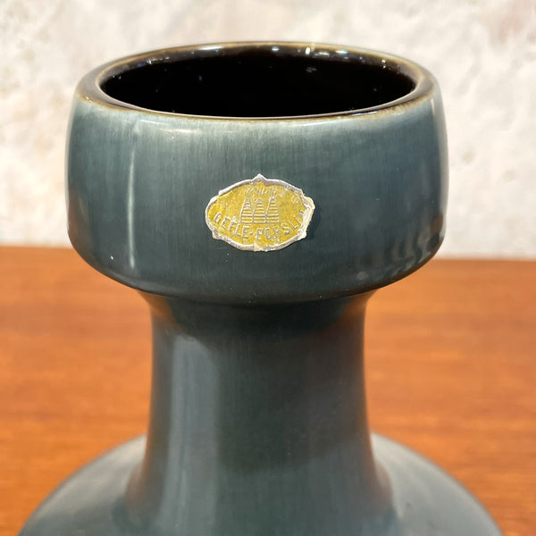 フラワーベース 花瓶 ブルー blue ウプサラエクビー Upsala Ekeby 北欧 ヴィンテージ スウェーデン Sweden