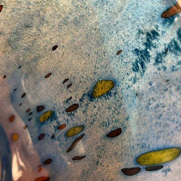 フラワーベース 花瓶 ガラス レア品  ブルー blue コスタボダ KOSTABODA Bertil Valien 北欧 ヴィンテージ スウェーデン Sweden