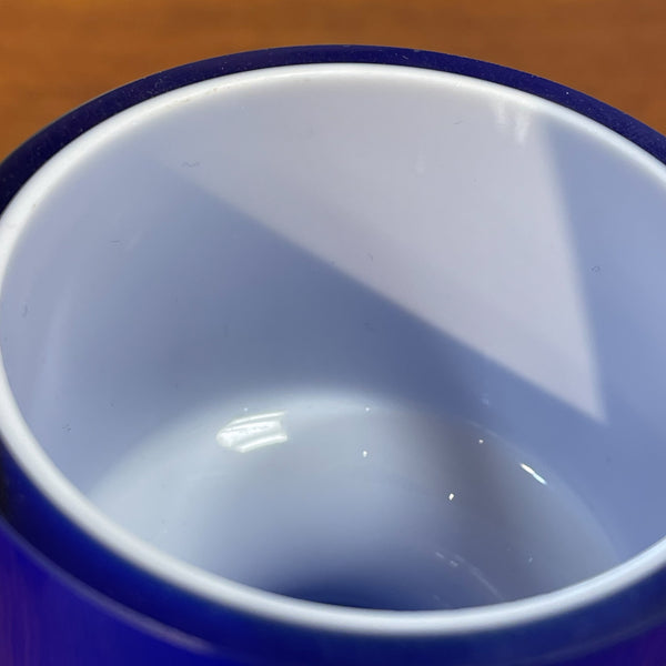 フラワーベース 花瓶 ガラス レア品 ブルー Blue Alsterfors Per Olof Strom 北欧 ヴィンテージ スウェーデン Sweden