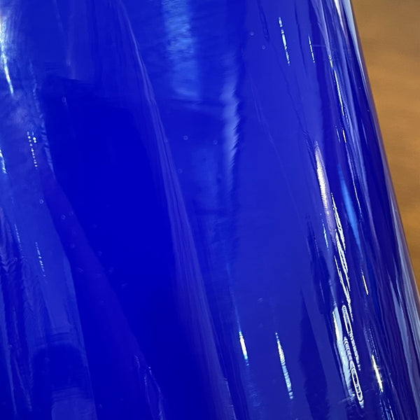 フラワーベース 花瓶 ガラス レア品 ブルー Blue Alsterfors Per Olof Strom 北欧 ヴィンテージ スウェーデン Sweden