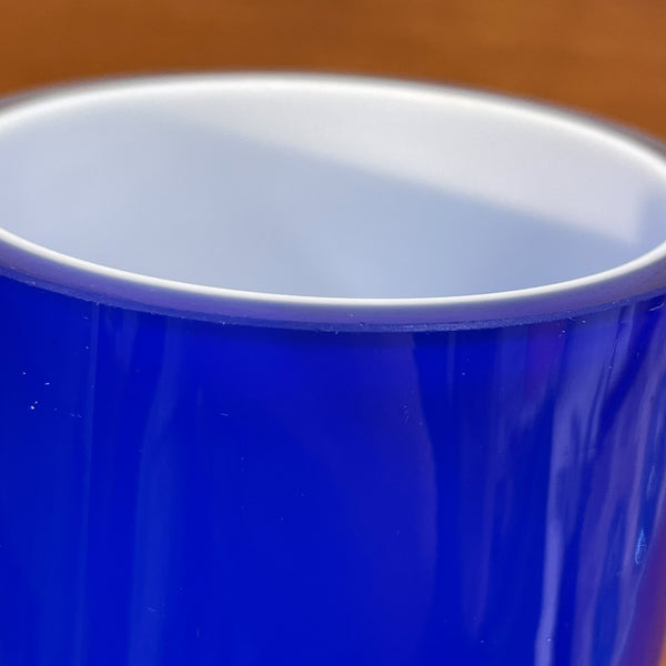 フラワーベース 花瓶 ガラス レア品 ブルー Blue Alsterfors Per Olof Strom 北欧 ヴィンテージ スウェーデン Sweden