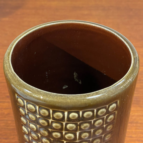 フラワーベース グンナーニールンド 花瓶 ブラウン brown ロールストランド Rorstrand 北欧 ヴィンテージ スウェーデン Gunnar Nylund Kub Sweden