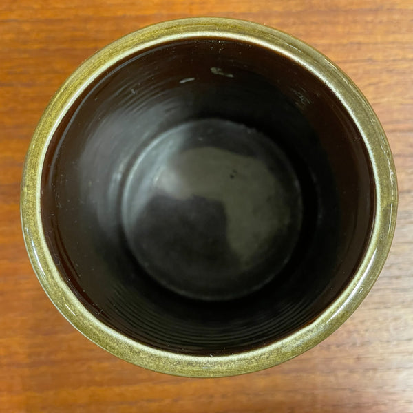 フラワーベース グンナーニールンド 花瓶 ブラウン brown ロールストランド Rorstrand 北欧 ヴィンテージ スウェーデン Gunnar Nylund Kub Sweden