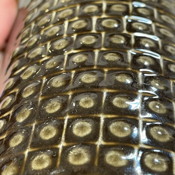 フラワーベース グンナーニールンド 花瓶 ブラウン brown ロールストランド Rorstrand 北欧 ヴィンテージ スウェーデン Gunnar Nylund Kub Sweden