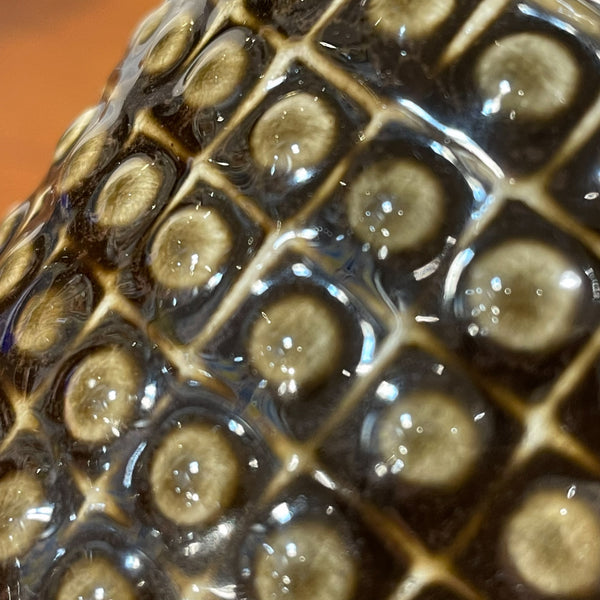 フラワーベース グンナーニールンド 花瓶 ブラウン brown ロールストランド Rorstrand 北欧 ヴィンテージ スウェーデン Gunnar Nylund Kub Sweden