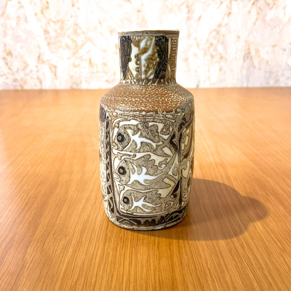 ロイヤルコペンハーゲン 花瓶 フラワーベース バッカ  北欧 ヴィンテージ   BACA デンマーク Royal copenhagen Nils Thorsson