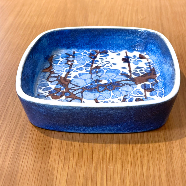 ロイヤルコペンハーゲン プレート バッカ 北欧 ヴィンテージ   BACA 青の森  デンマーク Johanne Gerber Royal copenhagen