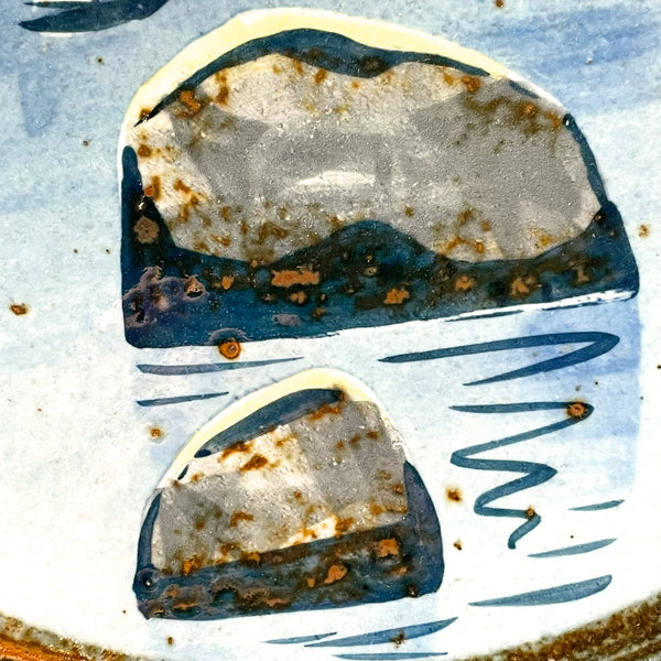 陶板 ヴィンテージ レア品  スウェーデン 夏のモチーフ 夏の風景  ロールストランド  Vintage Gosta Millberg Rorstrand Sweden