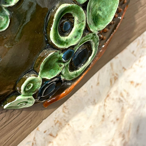 陶板 ヴィンテージ 超レア品  スウェーデン 魚 ジイ・カントフタ  Vintage Annika Kihlman Jie gantofta Sweden