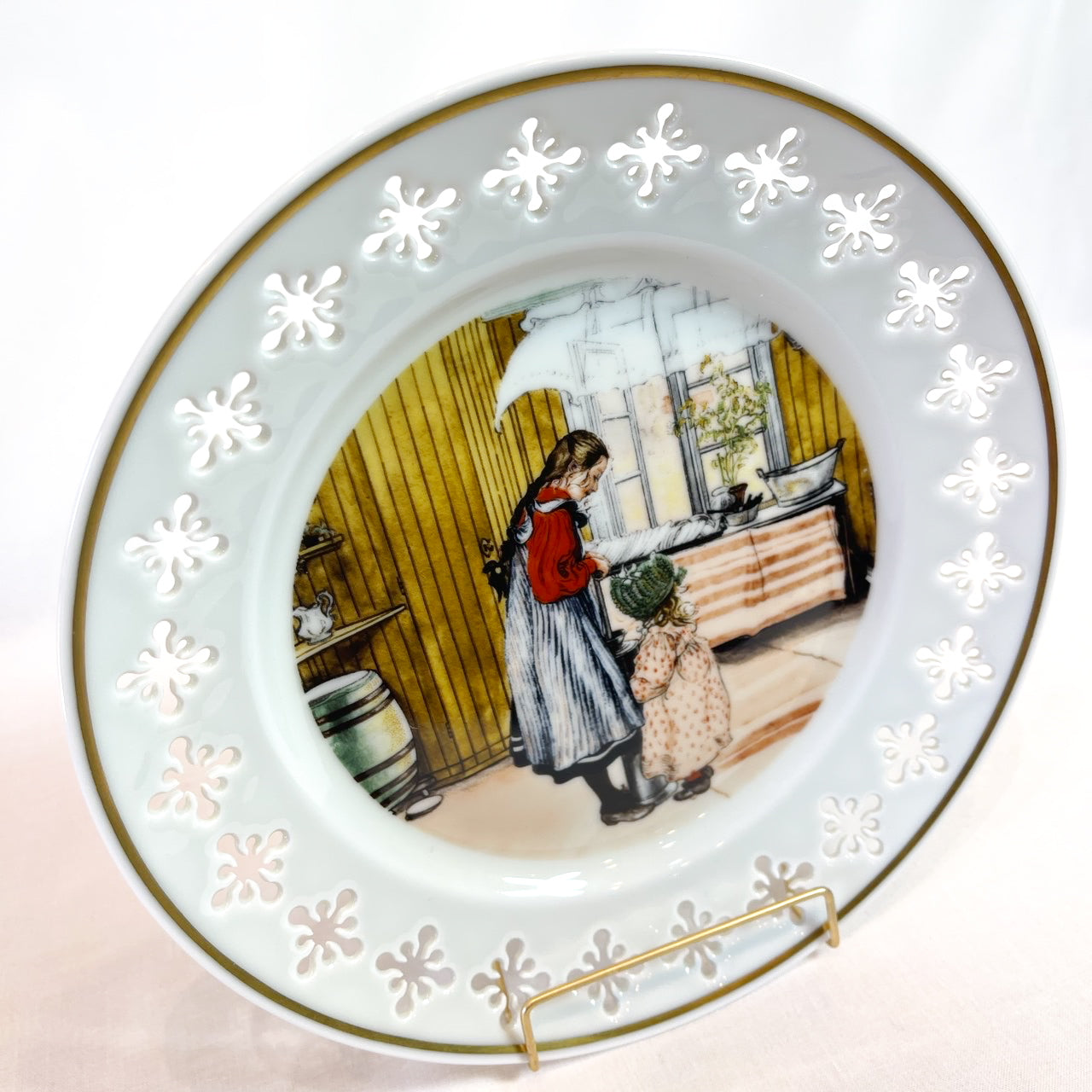 カール ラーション デコレーション プレート 娘たち キッチン KOKKENET