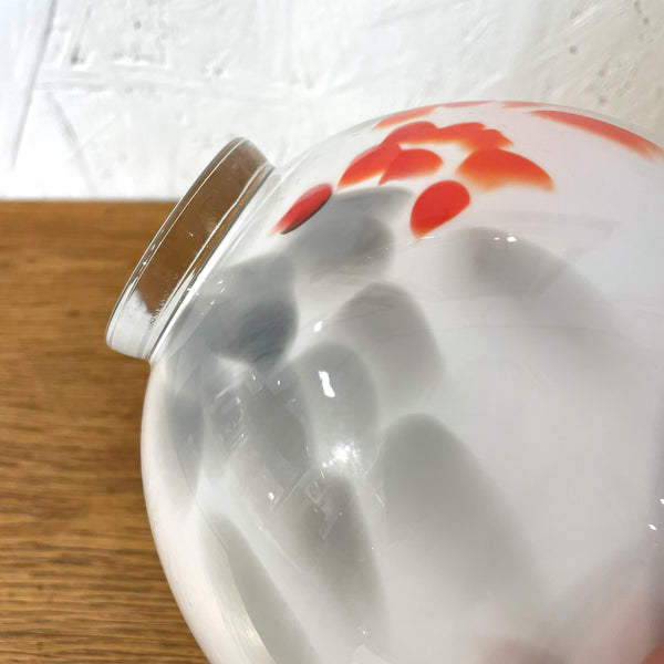 フラワーベース 花瓶 ガラス ホワイト White Holmegaard Najadeシリーズ Per Lutken 北欧 ヴィンテージ ホルムガード デンマーク Denmark