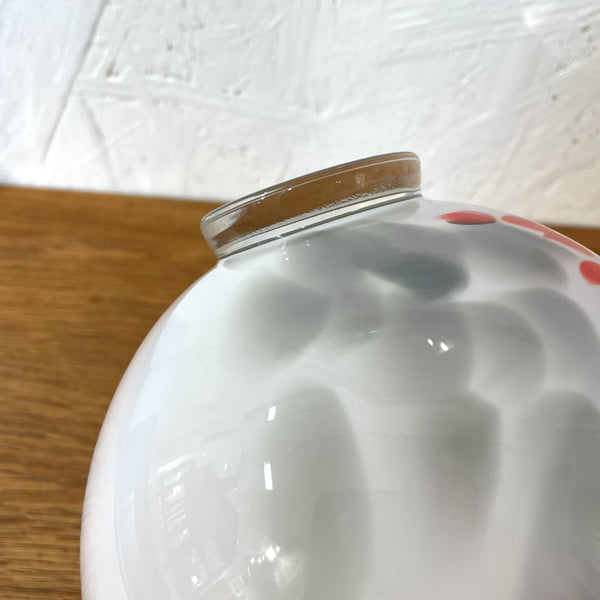 フラワーベース 花瓶 ガラス ホワイト White Holmegaard Najadeシリーズ Per Lutken 北欧 ヴィンテージ ホルムガード デンマーク Denmark
