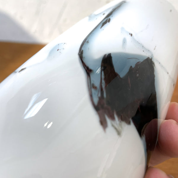 フラワーベース 花瓶 ガラス ホワイト White Holmegaard SAKURAシリーズ Jacob Bang 北欧 ヴィンテージ ホルムガード デンマーク Denmark