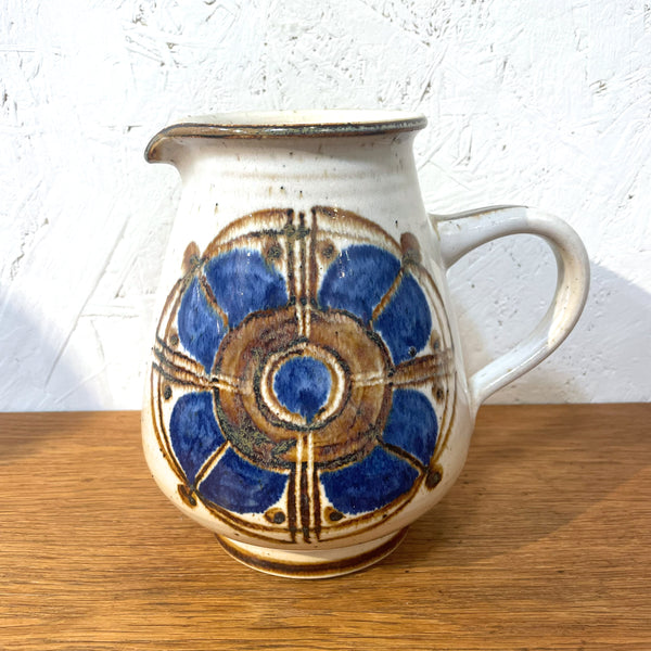 ジャグ ヴィンテージ レア品 デンマーク 花 青 Blue マリアンヌ・スタルク Vintage Marianne Starck Michael Andersen & Son Denmark