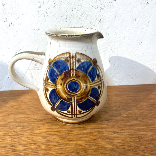 ジャグ ヴィンテージ レア品 デンマーク 花 青 Blue マリアンヌ・スタルク Vintage Marianne Starck Michael Andersen & Son Denmark