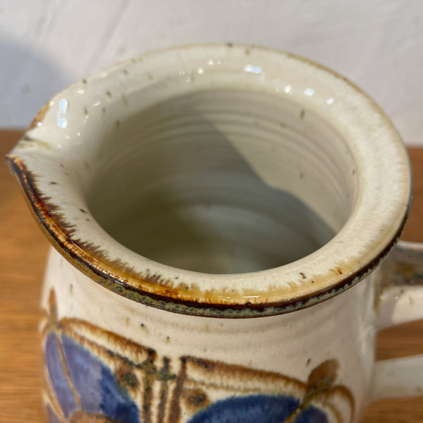 ジャグ ヴィンテージ レア品 デンマーク 花 青 Blue マリアンヌ・スタルク Vintage Marianne Starck Michael Andersen & Son Denmark
