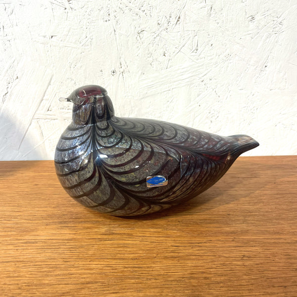 Birds By Toikka イッタラ バード Pheasant キジ 1981 フィンランド iittala nuutajarvi ガラス 【ヴィンテージ】