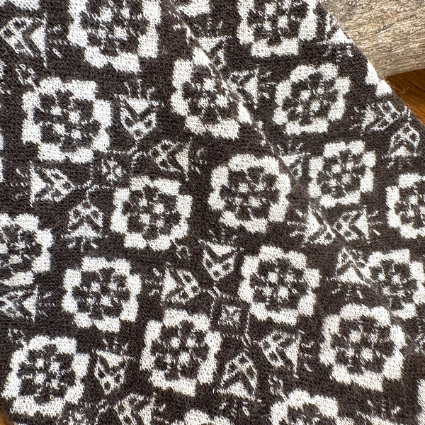 リストウォーマー  ウール 黒 black  スウェーデン エドゥルスドッター Florina brown black Edursdotter wool sweden wrist warmers
