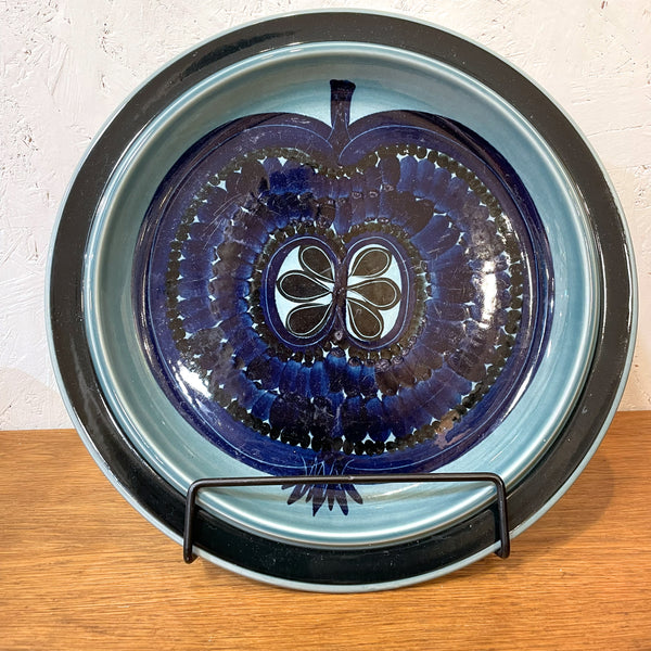 大皿 ARABIA 激レアカラー ブルー Blue Fructus 微細なキズあり アラビア 北欧 ヴィンテージ フィンランド Finland