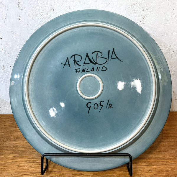大皿 ARABIA 激レアカラー ブルー Blue Fructus 微細なキズあり アラビア 北欧 ヴィンテージ フィンランド Finland