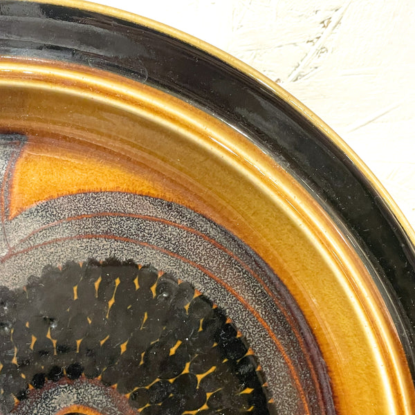 大皿 ARABIA ブラウン Brown Fructus 状態：AA アラビア 北欧 ヴィンテージ フィンランド Finland